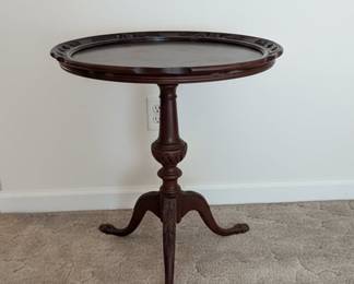 Victorian Style Pedestal Wine Table