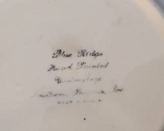 Vintage Blue Ridge Southern Potteries Three Little Pigs Childs Plate second image