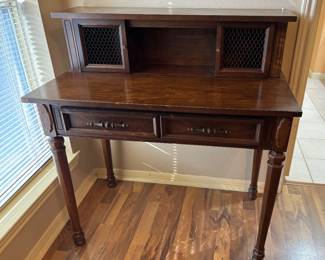 Solid wood antique desk