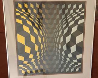 Victor Vasarely - "Cheyt-Ond, 1970"