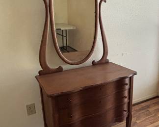 Antique dresser with mirror