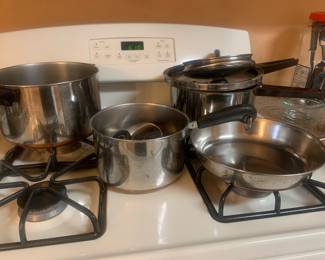 Revere ware pots