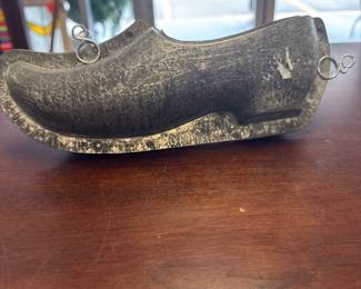 Chocolate mold, shoe, tinned