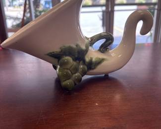 Hull Tokay Pottery Cornucopia Planter / Vase