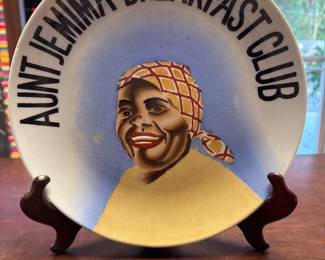 Black Americana Aunt Jemima Breakfast Club Plate