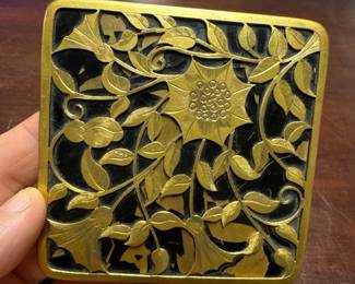 Boucheron Style Compact circa 1940s 