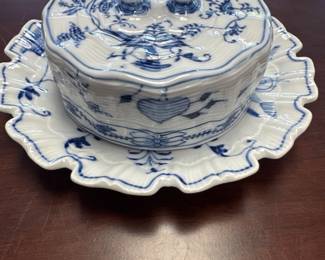 CHEESE JAR MEISSEN