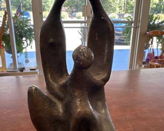 Austin Productions 1972 ‘Abstract Family’ Brutalist Sculpture by Klara Sever