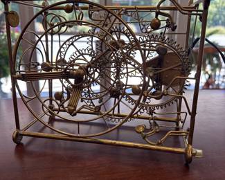Non working Kinetic Sculpture Motion Clock by Gordon Bradt for Kinetco