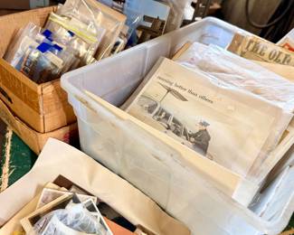 Vintage ads, postcards and photos.  Perfect for the efemra