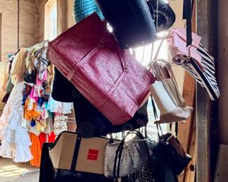 Hand bags, and hats
