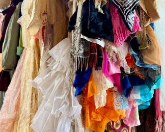 Women’s scarves and “formal” dresses perfect for hallowee