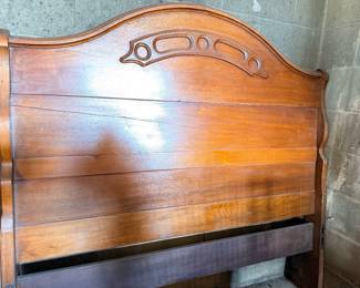 Lovely solid wood headboard 