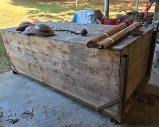XL Storage Trunk or Upright Cabinet w/ shelves