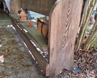Large Pine Church Pew Bench