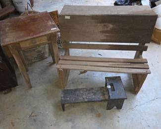 2 person Schoolhouse desk section