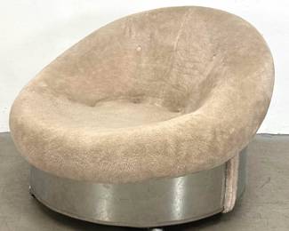 Lot 158 Antonella Mosca Style Vintage Mid Century Modern Satellite Lounge Chair on Wheels