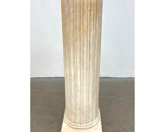 Lot 134 Neoclassical Roman Column Sculpture Display Pedestal, Decorator Style