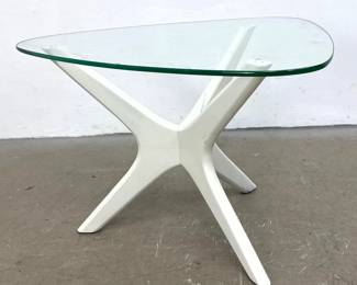 Lot 456 Adrian Pearsall Side Table. Painted white 
