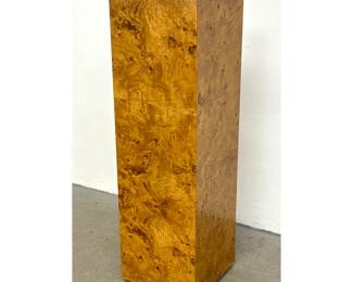 Lot 441 Baughman Style Burl Wood Pedestal Stand. 