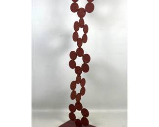 Lot 222 JOSEPH SELTZER Industrial Welded Metal Sculpture. Signed Joe Seltzer. 