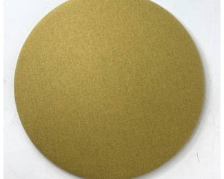 Lot 248 Allermuir Circular Landscape Synergy Upholstered Wall Panel. Model BDZ4. Chartreuse Green Fabric. Da