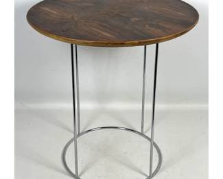 Lot 12 Vintage Mid Century Paul Mayen Habitat Rosewood Top Side Lamp Table