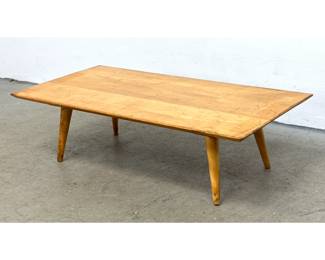 Lot 211 Paul McCobb Planner Group Solid Maple Coffee Table for Winchendon Furniture Company with Tapered Kni