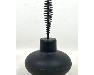Lot 75 50s Vintage Mid Century George Nelson Howard Miller Fire starter, Marked.