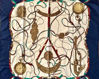 Hermes Silk Scarf