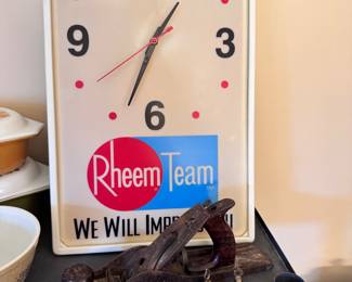 Wonderful Reem team wall clock