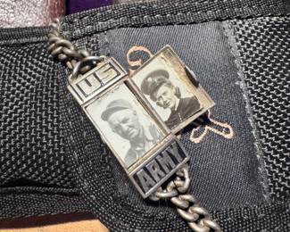 Inside the sterling US Army Sweetheart bracelet