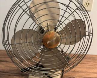 Vintage working Hunter tabletop fan