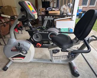 Schwinn 240 recumbent exercise bike and NordicTrack Grand Tour Pro exercise bike