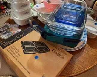 Vintage Pyrex, Corning Ware, 