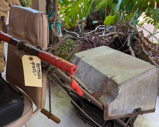bermuda grass cutter vintage ( not operating ) selling as is