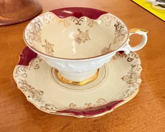 Porcelain Tea Cup and Saucer