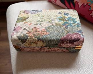 Tapestry Jewelry Box