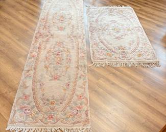 100% Wool Runner and Area Rug
