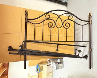 Vintage Iron Headboard