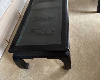 Stunning carved coffee table