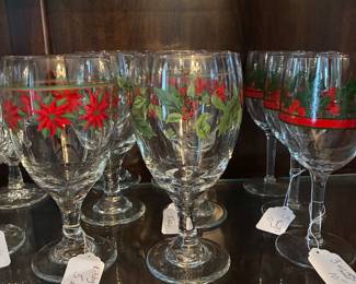 Christmas goblets