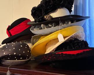 Hat's Galore,  beautiful designer felts, straws, fabric