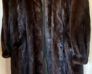Black Glama Mink Coat