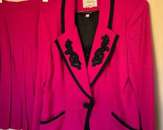 many suits and dresses to choose from
