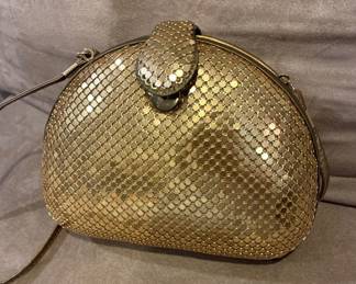 Lovely gold mesh evening bag