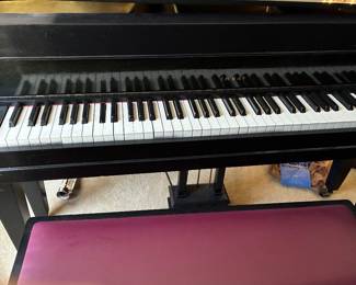  Baby Grand Piano-needs tuning includes bench- H. C. Bay - Antique