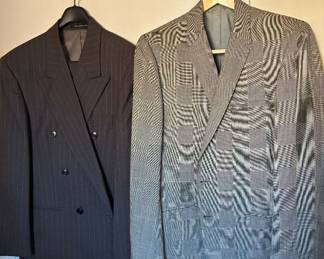 Very nice selection of men's suits,(Kuppenheimer, Hartford, I. Rosen, pants and jeans