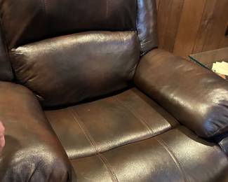 Leather recliners  (2)