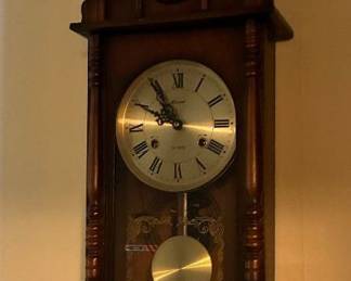 Wall clock 31 day Alaron pendulum roman numerals